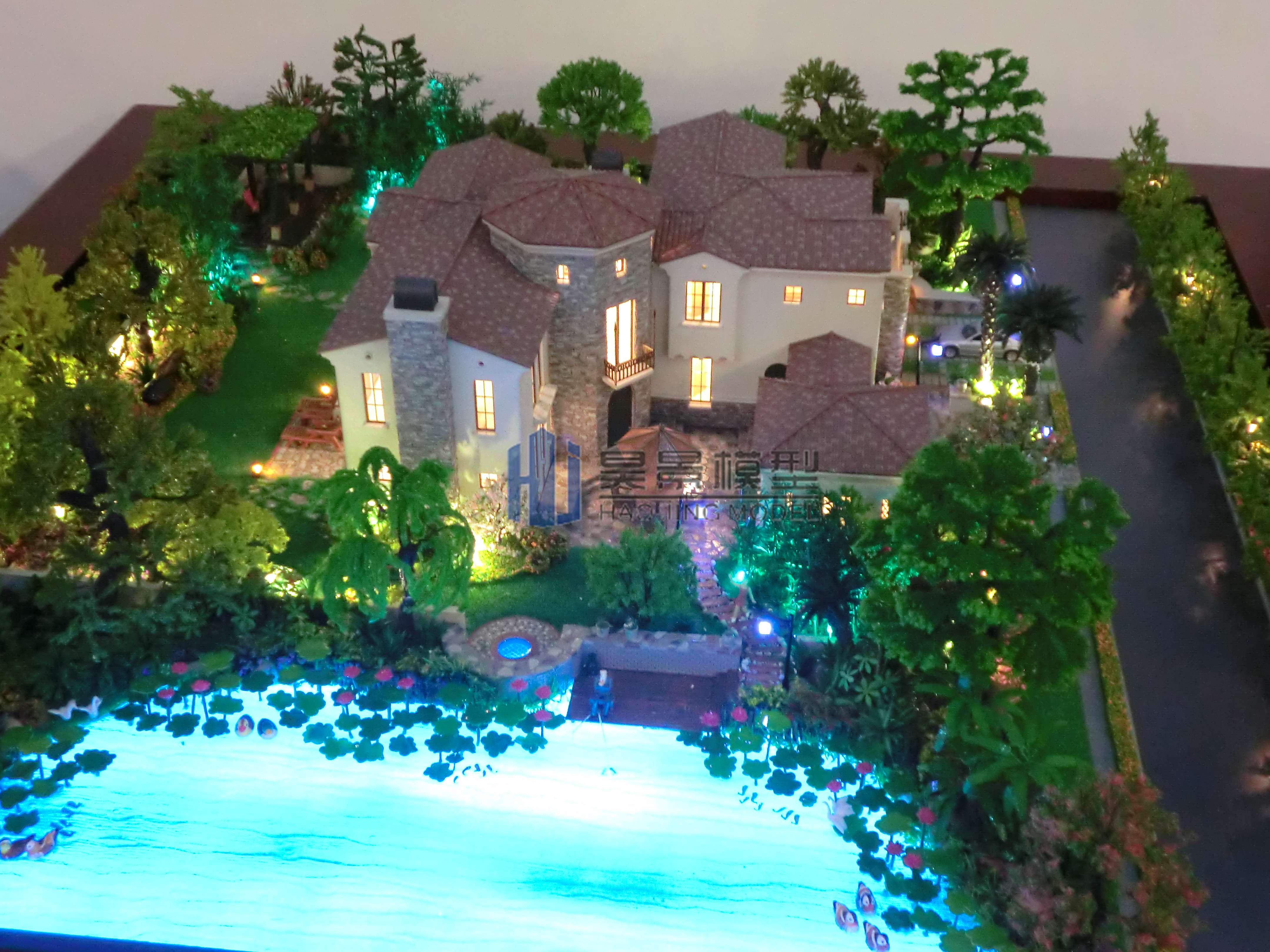 建华花园别墅模型