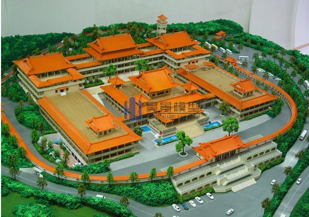 大圣寺建筑模型