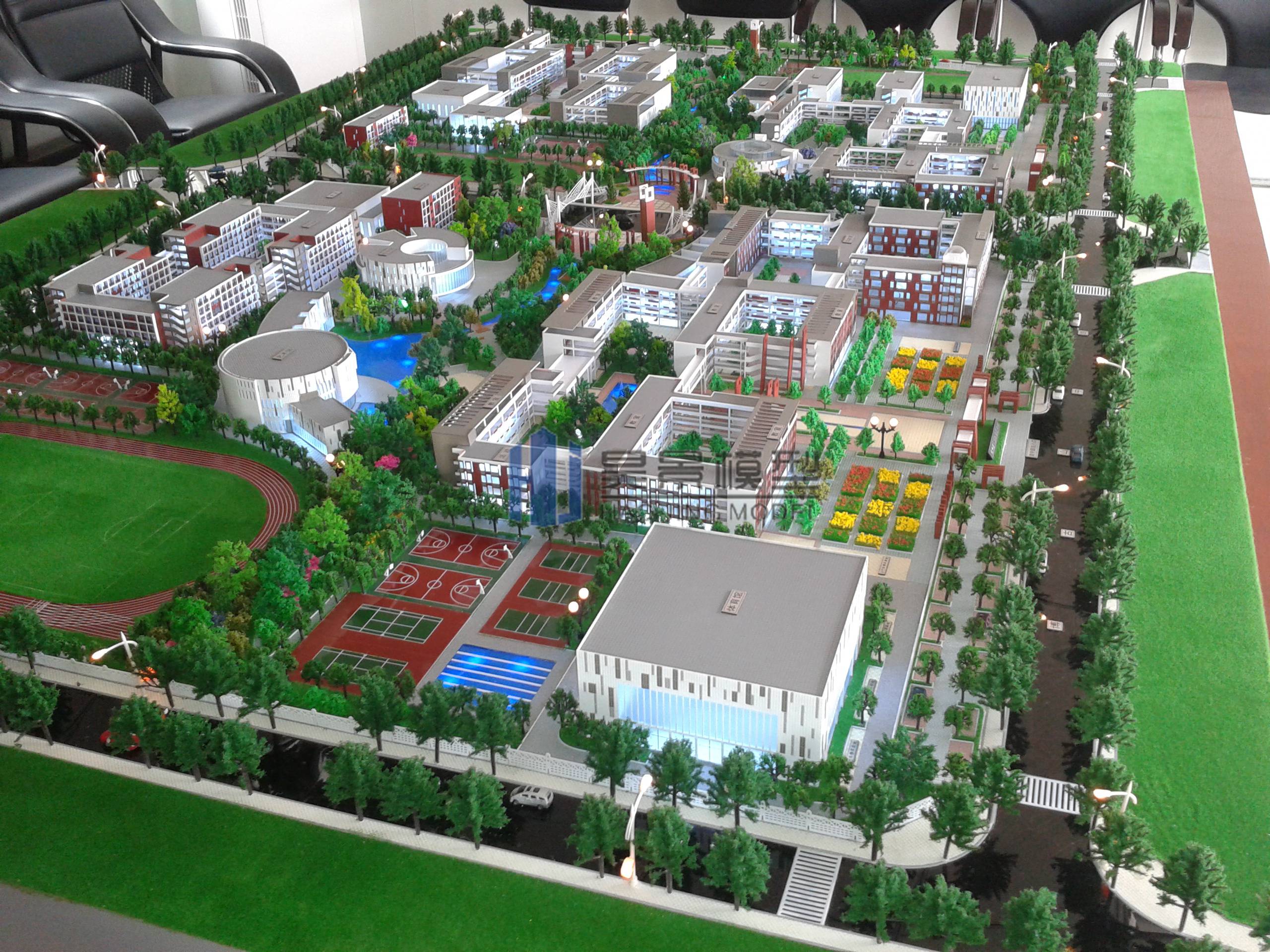 建宁国际实验学校建筑模型