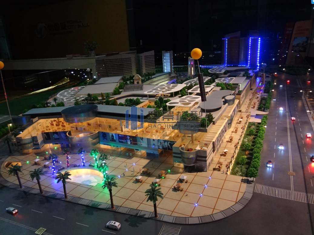 商业广场升降模型制作