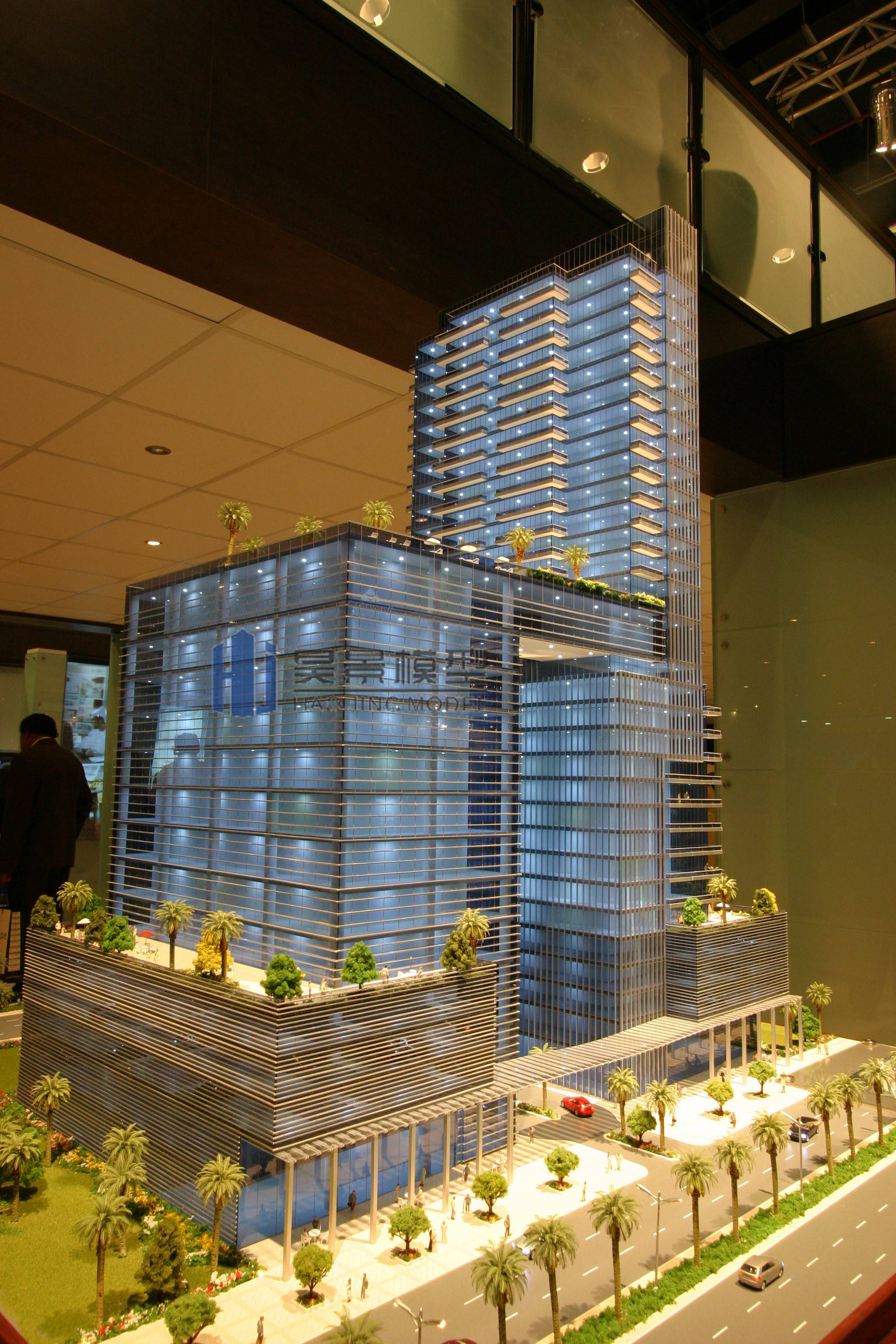 迪拜华人商务大楼模型