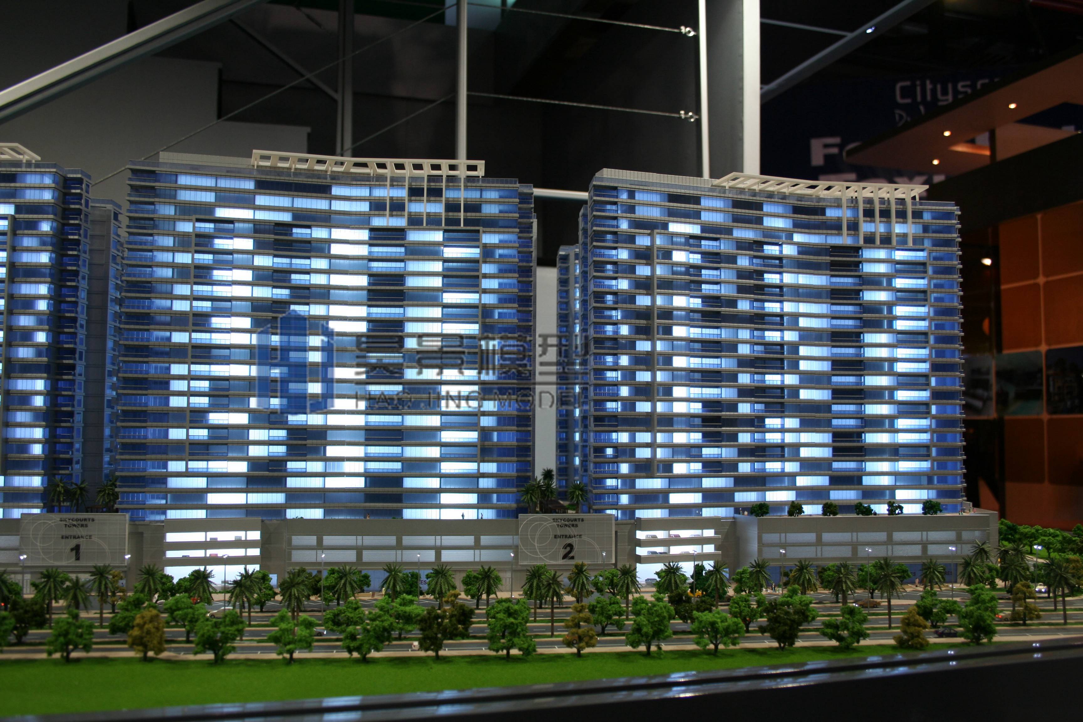 迪拜商务办公楼建筑模