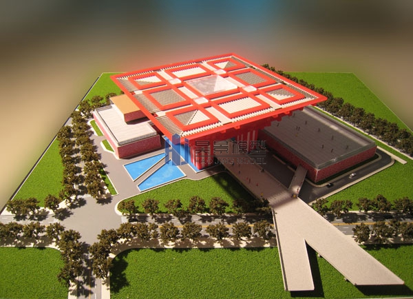 中国馆建筑模型