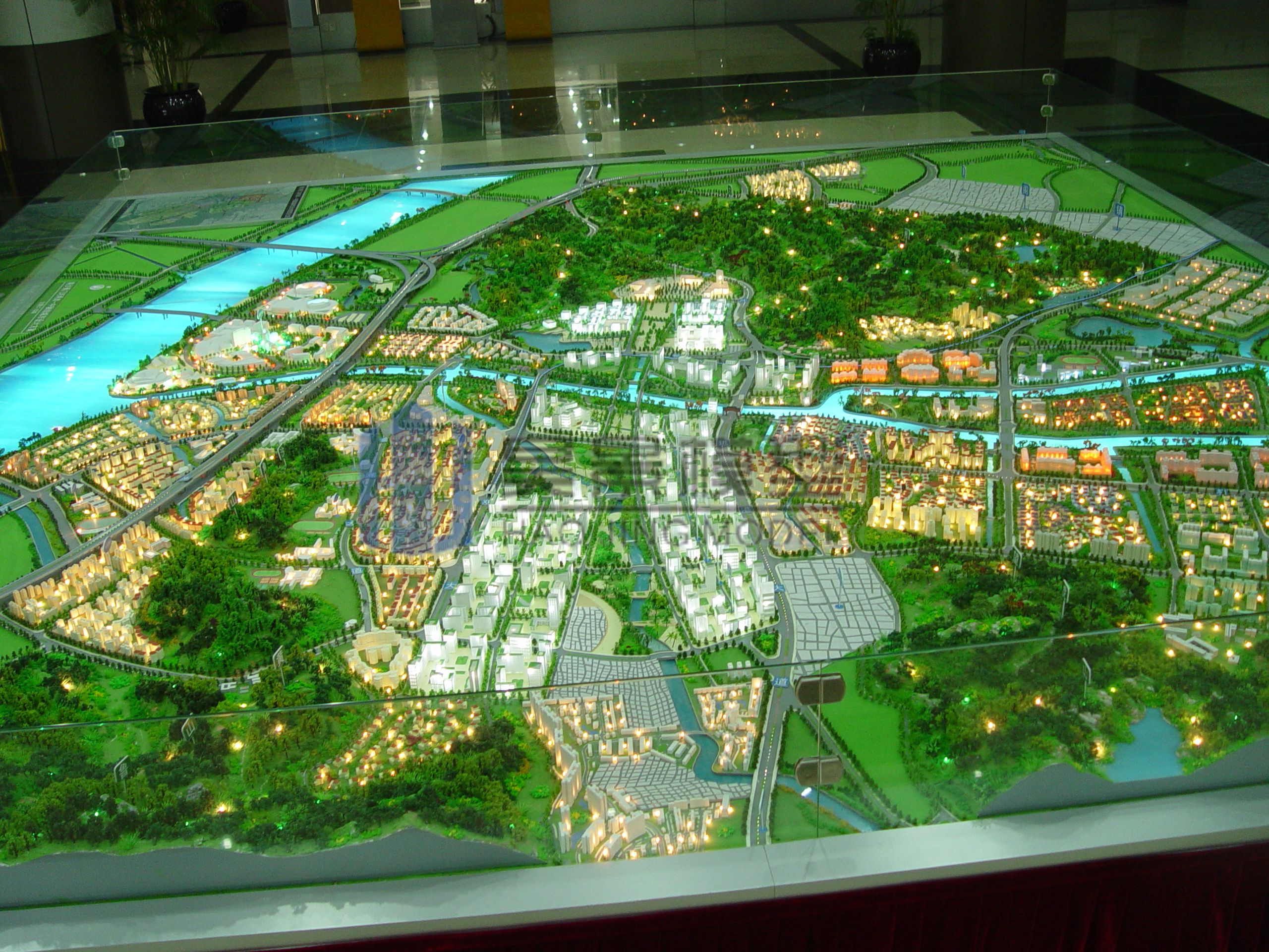 蕉门河总体规划模型