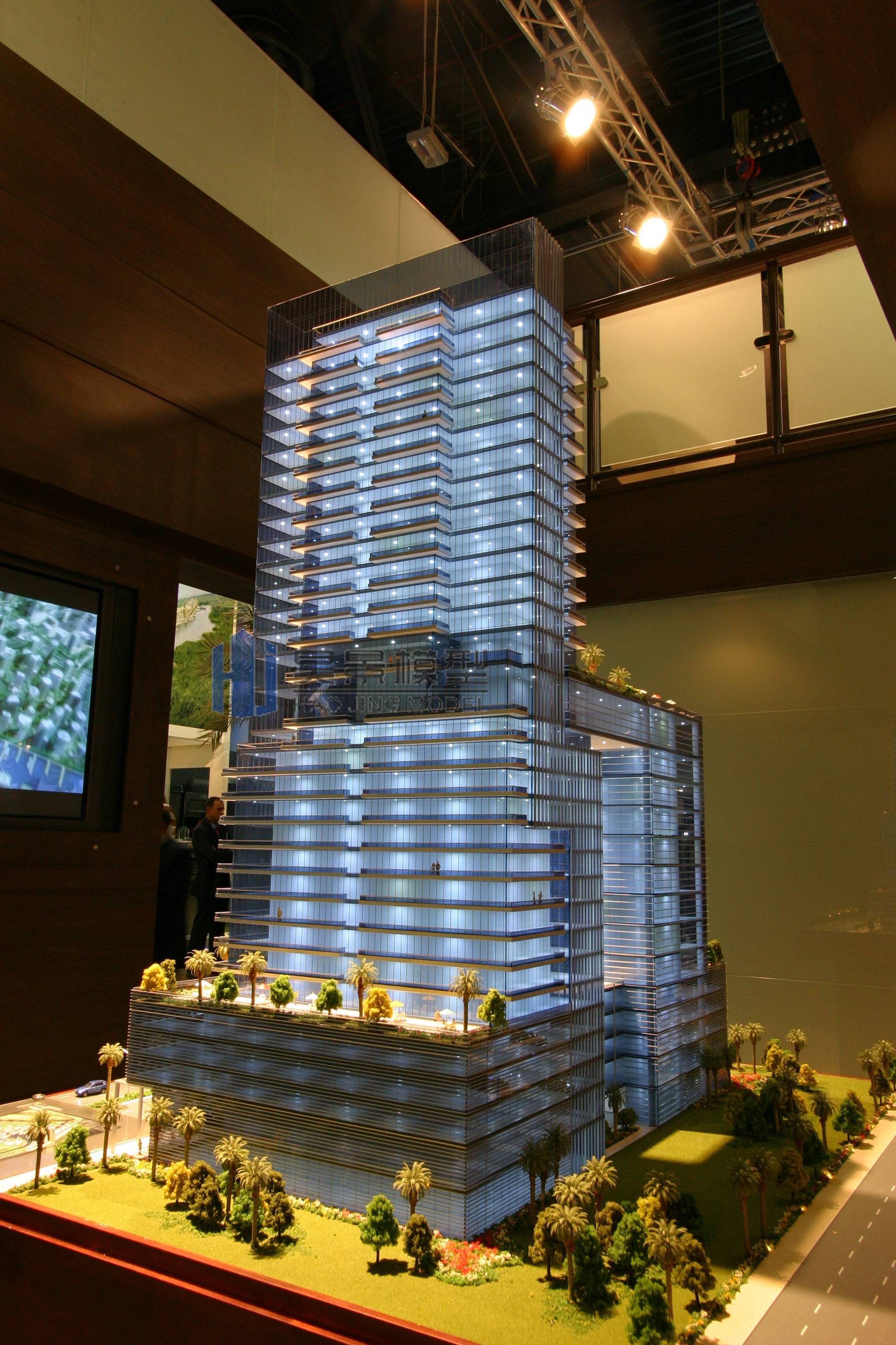 迪拜华人商务大楼模型