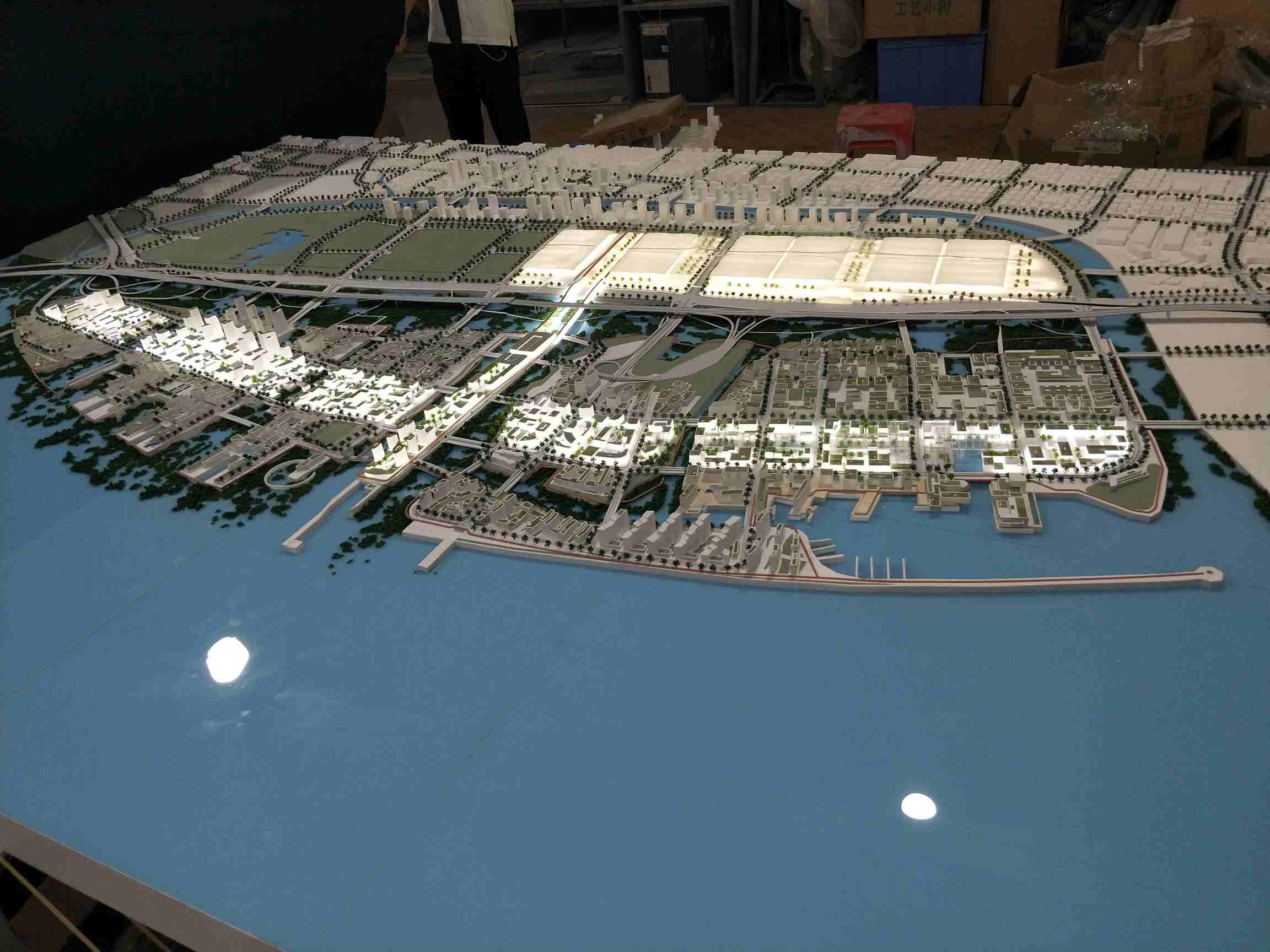 塔科玛法兰齐曼城市设计前海项目模型3