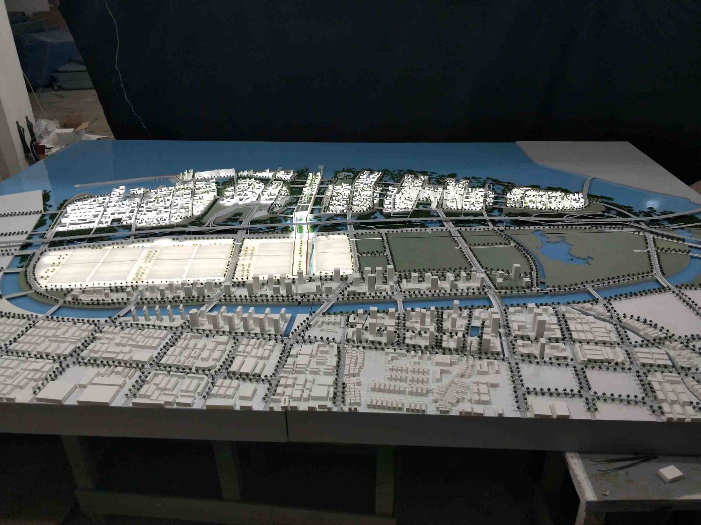 塔科玛法兰齐曼城市设计前海项目模型5
